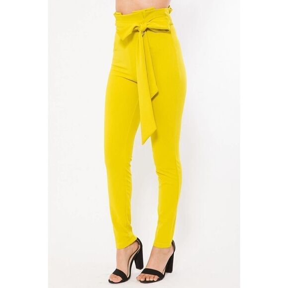 Yellow Skinny Pants - Picture 4 of 6